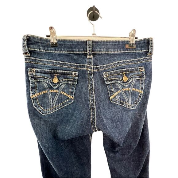 KUT From The Kloth Dark Wash, High Rise, Bootcut Jeans - Picture 4 of 5